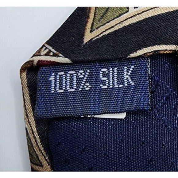 Keith Daniels Classic Apron Style 100% Silk Necktie - Picture 5 of 5